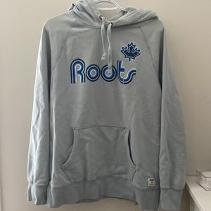 light blue roots hoodie